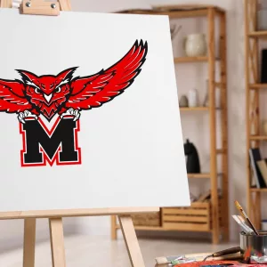 marshall-owl-on-blank-canvas-on-easel