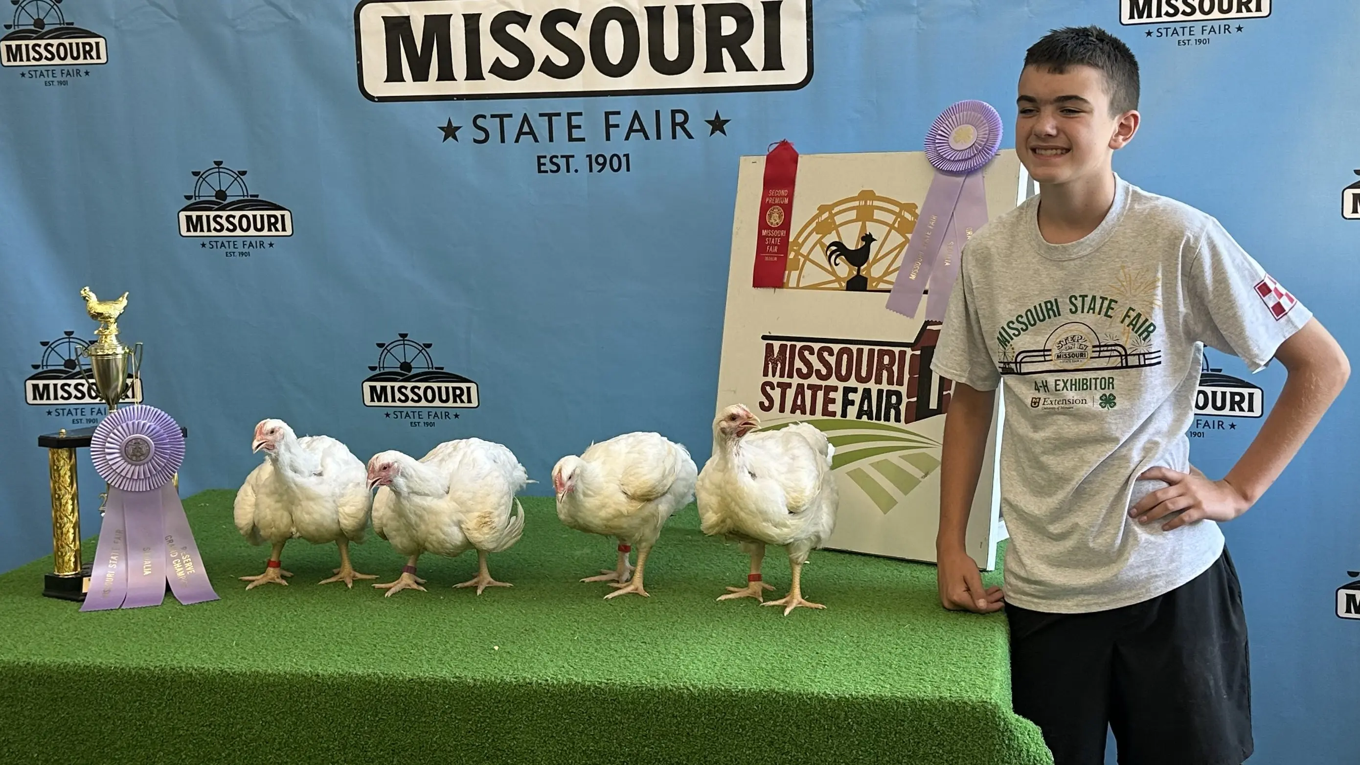 PLEASANT HILL’S RANDOLPH EARNS RESERVE IN STATE FAIR’S POULTRY SHOW; LAWSON REPEATS AS GRAND CHAMPION