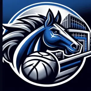 NBA Dallas Mavericks LOGO /American airlines center logo. AI Generated Image