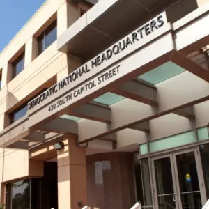 Democratic National Committee Headquarters in Washington^ DC on September 10^ 2016. The DNC is the formal governing body for the United States Democratic Party.