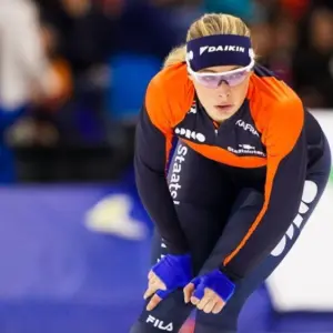 Jutta Leerdam of Netherlands during the ISU World Cup Speed Skating 1 at the Olympic Oval SALT LAKE CITY^ USA - NOVEMBER 16 2025