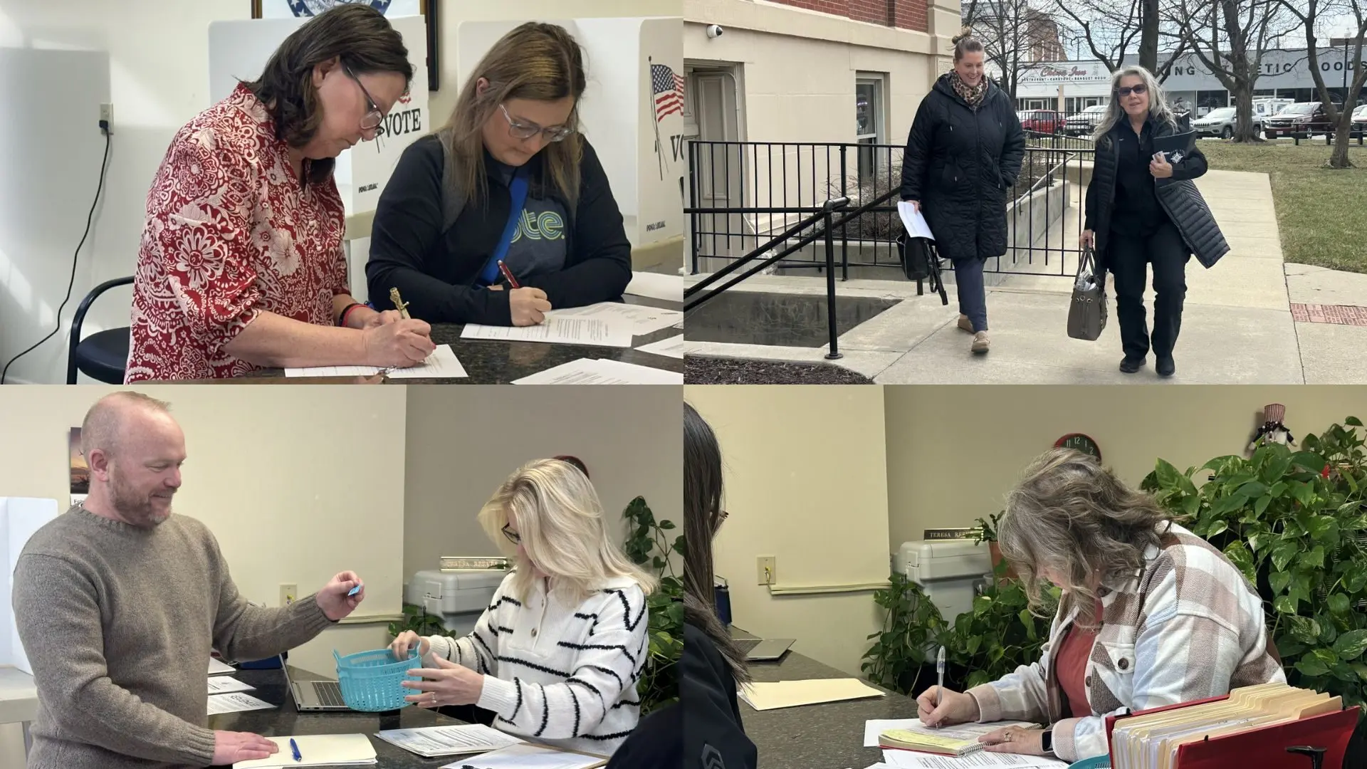 SALINE COUNTY INCUMBENTS, ONE CHALLENGER LINE UP TO FILE ON FIRST DAY