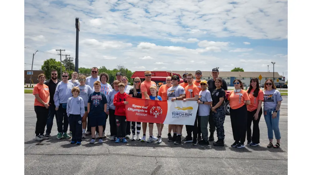 MOBERLY TAKES PART IN LAW ENFORCEMENT TORCH RUN