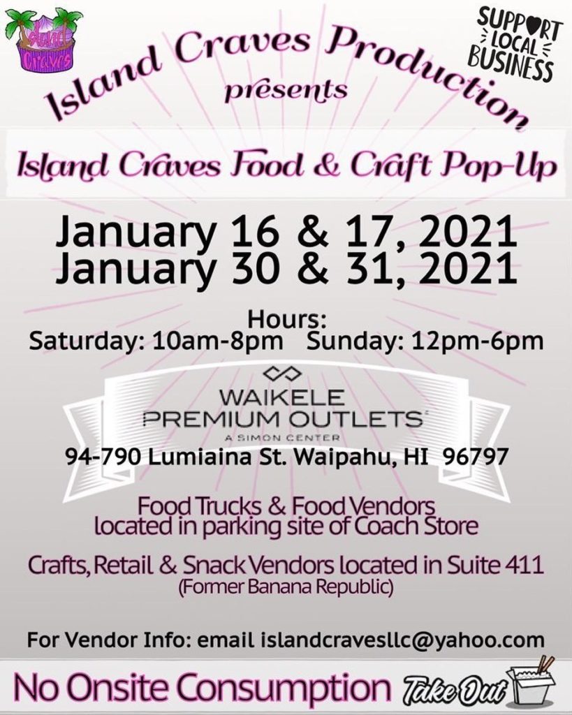 Island Craves Craft & Food Pop-Up