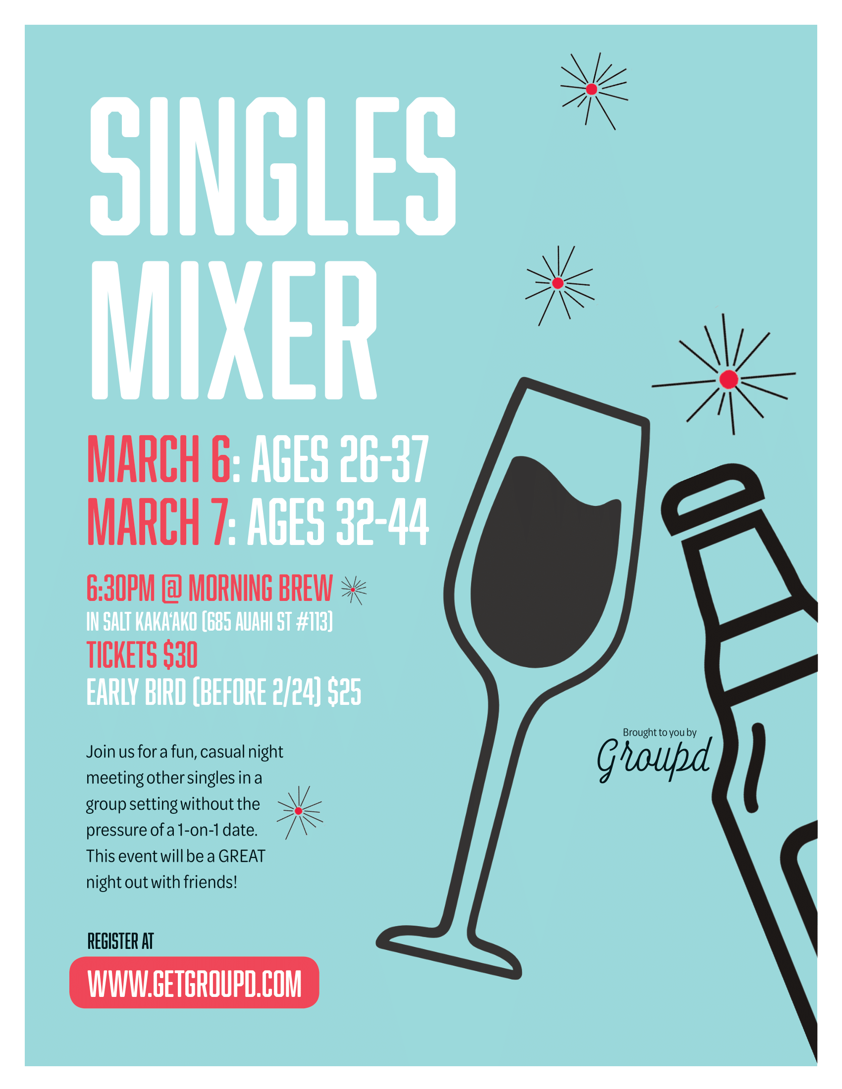Groupd Singles Mixer