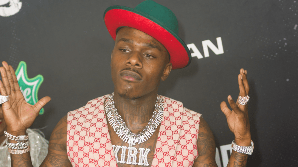 DaBaby Has A Bedazzled Chain Of A Baby