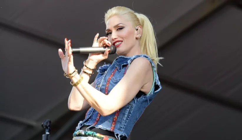 Gwen Stefani performs with her band No Doubt at the New Orleans Jazz and Heritage Festival New Orleans^ LA - May 1^ 2015