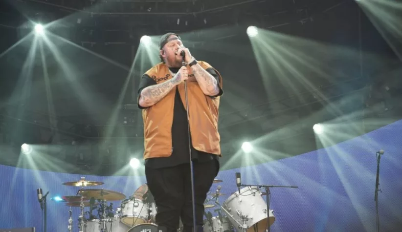 Jelly Roll preparing Global Citizen Festival 2024. New York^ USA - September 28^ 2024