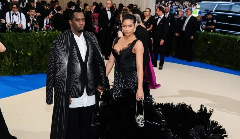 Sean Combs and Cassie Ventura attend the 2017 Metropolitan Museum of Art Costume Institute Gala at the Metropolitan Museum of Art in New York^ NY on May 1st^ 2017