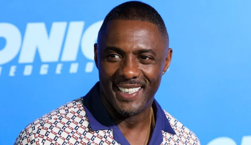 Idris Elba at the Sonic The Hedgehog 2 LA Premiere at Village Theater on April 5^ 2022 in Westwood^ CA