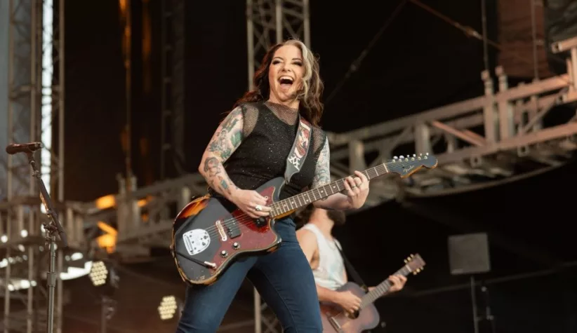 Ashley McBryde performs in concert on April 5^ 2024 in Fort Lauderdale^ Florida as part of the Tortuga Music Festival.