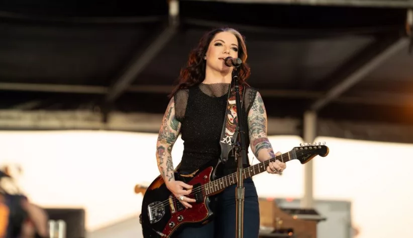 Ashley McBryde performs in concert on April 5^ 2024 in Fort Lauderdale^ Florida as part of the Tortuga Music Festival.