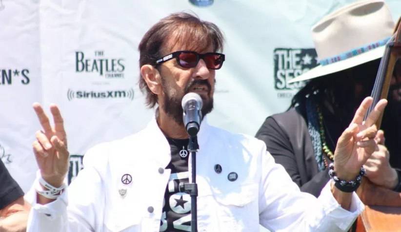 Ringo Starr celebrates his 84th birthday^ at his annual Peace and Love Campaign. Beverly Hills^ California United States - July 7 2024