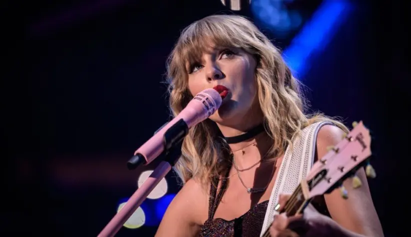 Taylor Swift performs at the 2019 Z100 Jingle Ball at Madison Square Garden. New York^ NY^ USA - December 13^ 2019