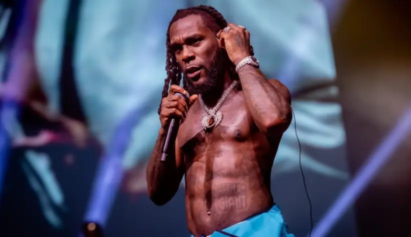 Concert of Burna Boy 14 April 2022. Ziggo Dome Amsterdam^ The Netherlands.