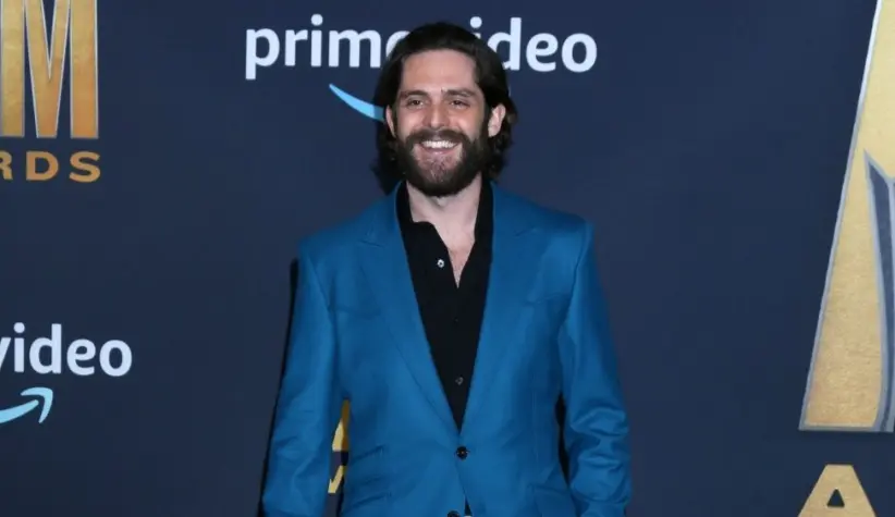 Thomas Rhett at the 2022 Academy of Country Music Awards Arrivals at Allegient Stadium on March 7^ 2022 in Las Vegas^ NV