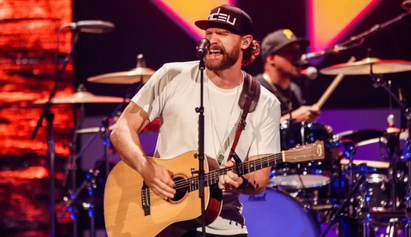 Chase Rice performs onstage during the 2021 iHeartCountry Festival Presented By Capital One at The Frank C. Erwin Jr. Center on October 30^ 2021 in Austin^ Texas.