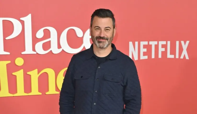 Jimmy Kimmel at the premiere for "Your Place or Mine" at the Regency Village Theatre. LOS ANGELES^ CA. February 02^ 2023