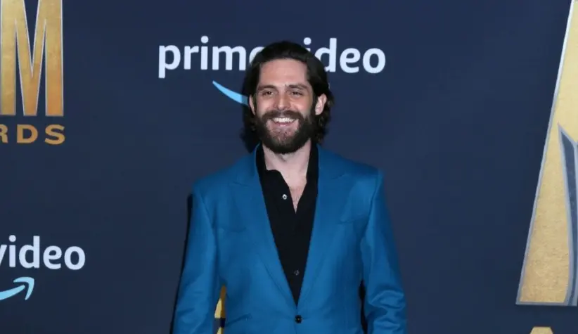 Thomas Rhett at the 2022 Academy of Country Music Awards Arrivals at Allegient Stadium on March 7^ 2022 in Las Vegas^ NV
