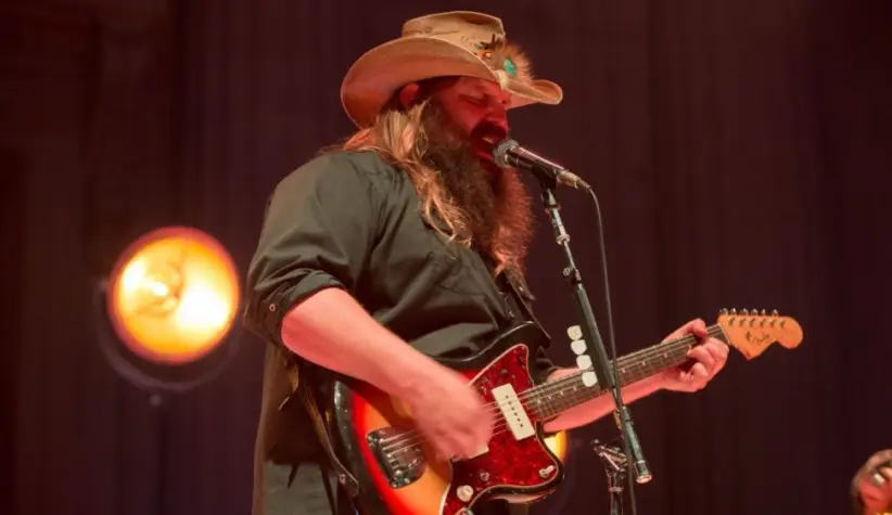 Chris Stapleton performs at the Greek Theatre in Berkeley^ CA. Berkeley^ CA/USA - 4/23/2016
