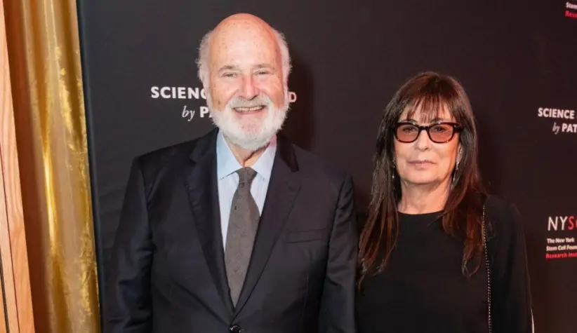 Rob Reiner and Michele Singer Reiner attend New York Stem Cell Foundation Gala and Science Fair at Jazz at Lincoln Center on October 10^ 2023