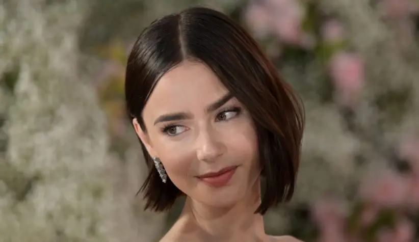 Lily Collins at the premiere for season 4 of Emily in Paris at the Egyptian Theatre. LOS ANGELES^ USA. August 14^ 2024