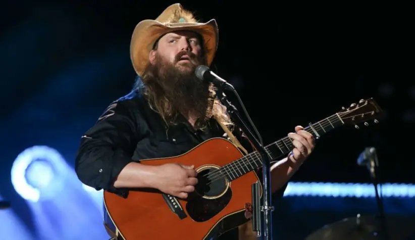 Chris Stapleton performs at the 2018 CMA Fest at Nissan Stadium on June 9^ 2018 in Nashville^ Tennessee.