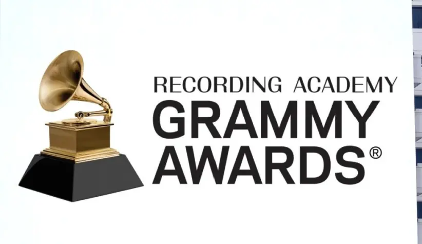 RECORDING ACADEMY^ GRAMMY AWARDS simply known as GRAMMY advertising seen on billboard