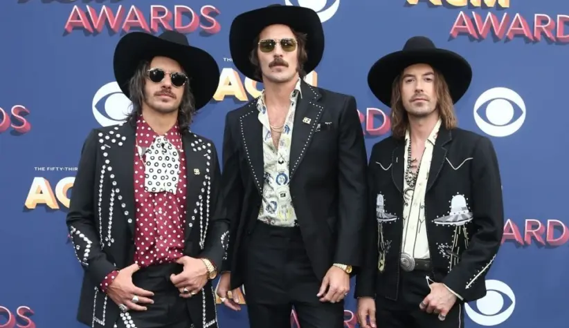 Cameron Duddy^ Mark Wystrach and Jesse Carson of Midland attend the 53rd Annual Academy of Country Music Awards on April 15^ 2018 at the MGM Grand Arena in Las Vegas^ Nevada.