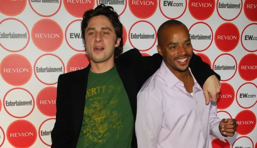 Zach Braff and Donald Faison at the Entertainment Weekly Magazine's 4th Annual Pre-Emmy Party in Republic on August 26^ 2006 in Los Angeles^ CA.