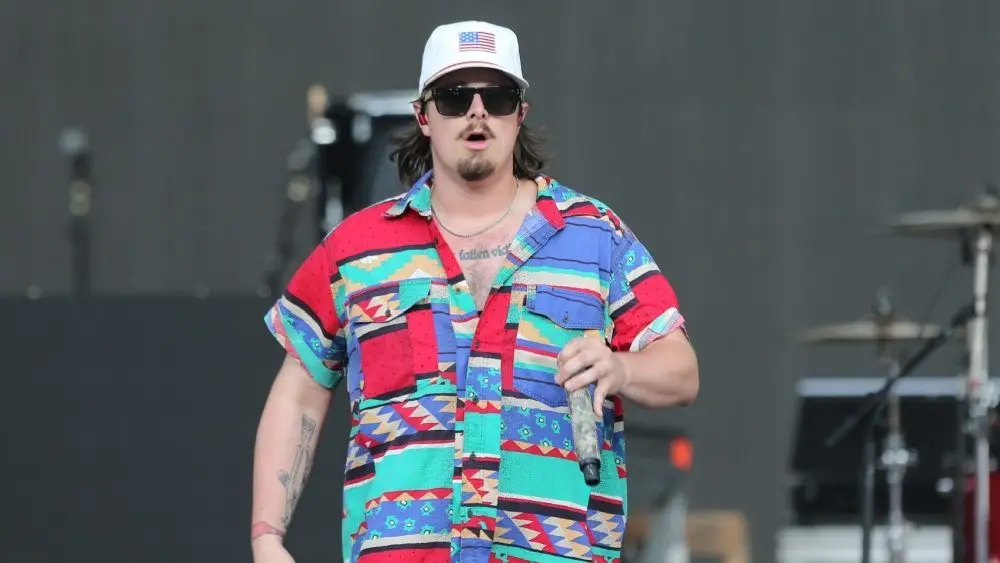 Hardy performs in concert during the "Can't Say I Ain't Country" Tour on July 20^ 2019 at Northwell Health at Jones Beach Theater in Wantagh^ New York. WANTAGH^ NY - JUL 20