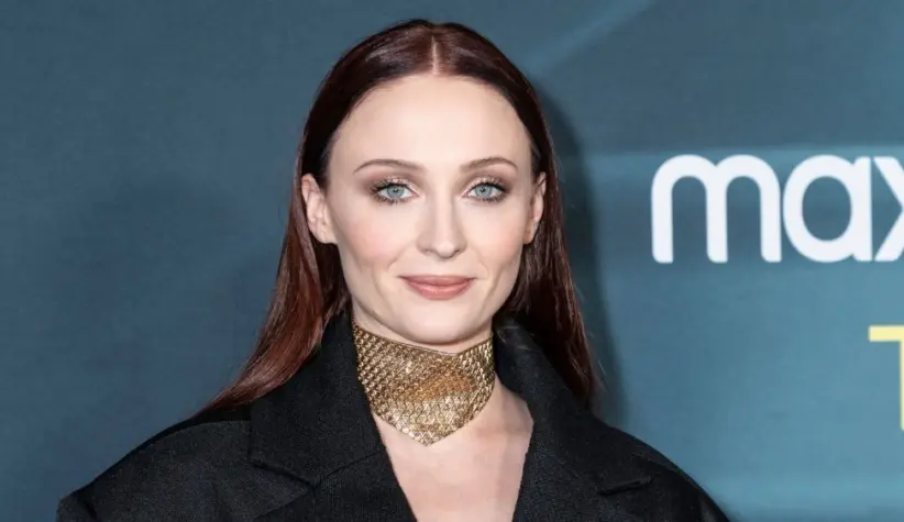 Sophie Turner wearing dress by Louis Vuitton attends 'The Staircase' TV show premiere at MoMA New York^ NY - May 3^ 2022