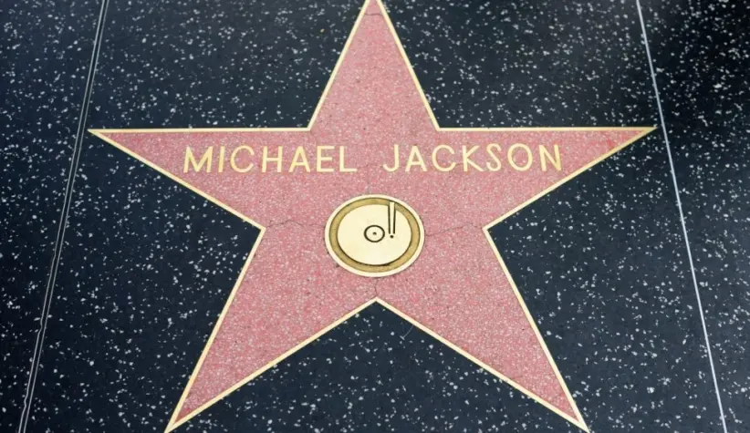 Michael Jackson star on the Hollywood Walk of Fame in Hollywood^ California on Dec. 6^ 2016.