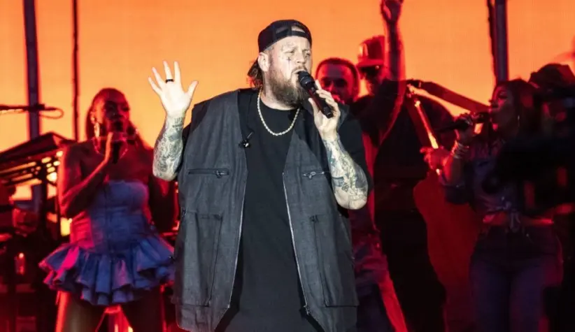 Jelly Roll performs at Tottenham Hotspur Stadium supporting on Post Malone's The BIG ASS World Tour London^ UK - September 20^ 2025