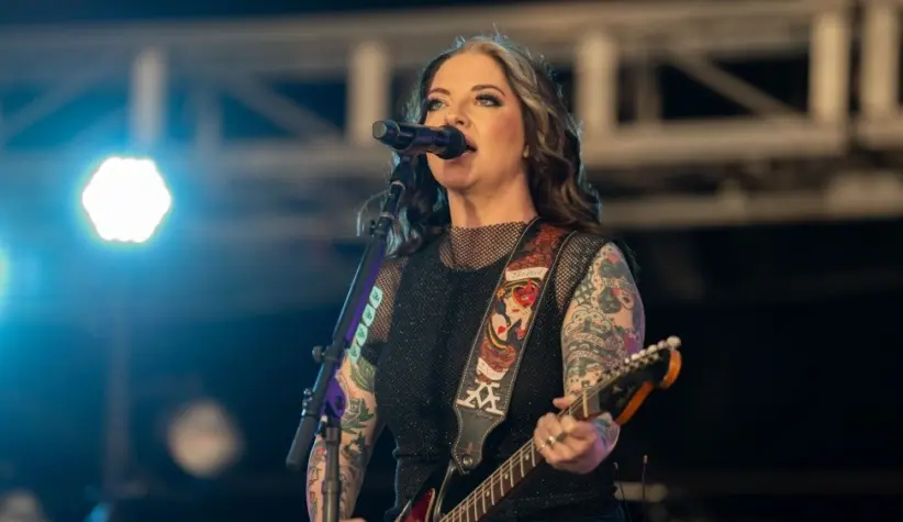 Ashley McBryde performs in concert on April 5^ 2024 in Fort Lauderdale^ Florida. The performance was part of the Tortuga Music Festival.