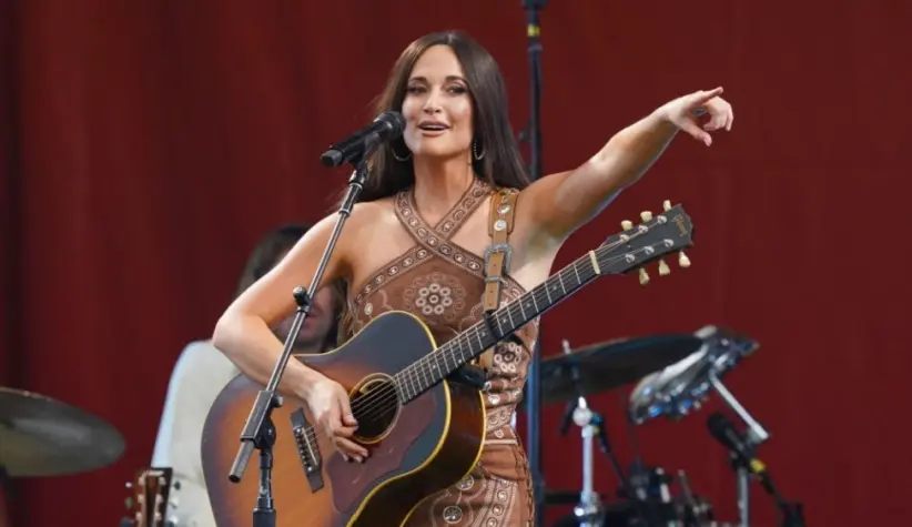Kacey Musgraves performs at the 2025 New Orleans Jazz and Heritage Festival. New Orleans^ Louisiana - April 25^ 2025