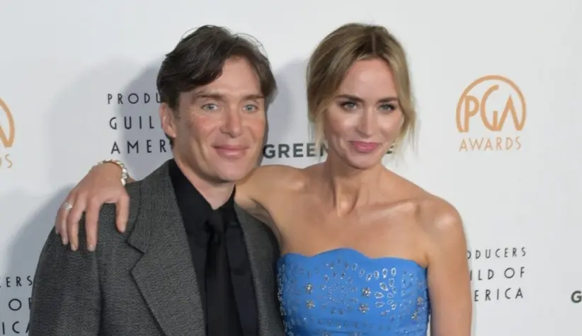 Cillian Murphy and Emily Blunt at the 2024 Producers Guild Awards at the Dolby Theatre. LOS ANGELES^ USA. February 25^ 2024
