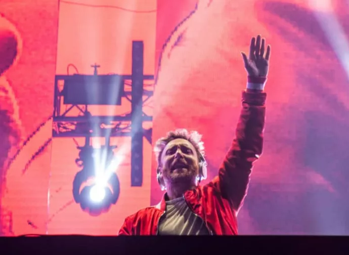 David Guetta performing on stage during the of Exit Festival 2018 NOVI SAD^ SERBIA - JULY 15^ 2018: