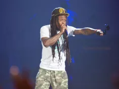 Rapper Lil Wayne performs in concert on August 28^ 2013 in Sacramento^ California.