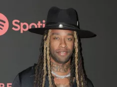Ty Dolla $ign^ Ty Dolla Sign arrives at Spotify's Second Annual Secret Genius Awards held at Ace Hotel on November 16^ 2018 in Los Angeles^ California.