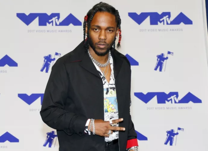 Kendrick Lamar at the 2017 MTV Video Music Awards held at the Forum in Inglewood^ USA on August 27^ 2017.
