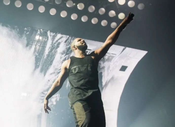 Drake preforms at Joe Louis Arena Detroit^ Michigan - August 16 2016