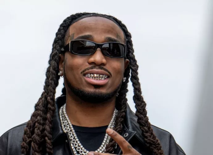 Quavo^ American rapper and singer^ at the F1 United States Grand Prix 2024. AUSTIN^ TEXAS^ UNITED STATES - October 17^ 2024