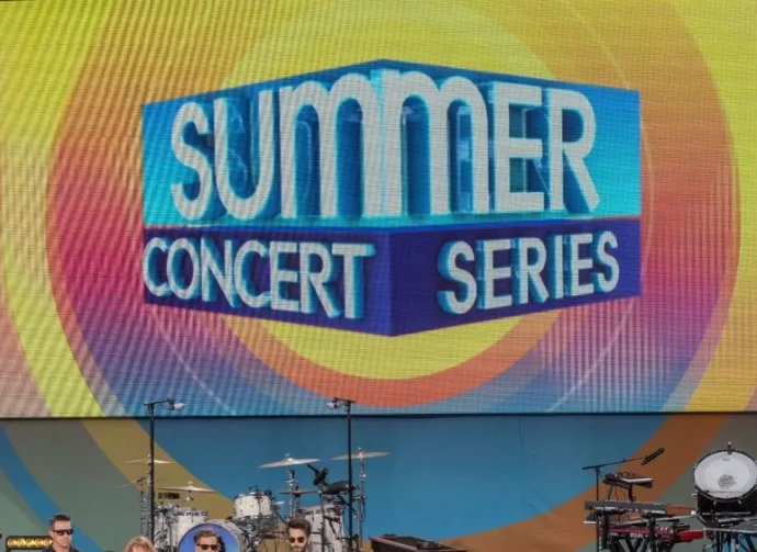 On stage at ABC Good Morning America summer concert at Central Park New York^ NY - July 15^ 2022