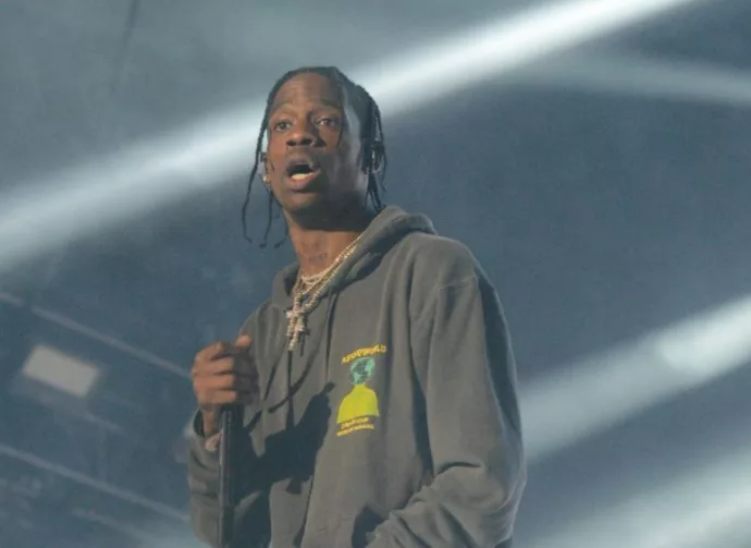 Travis Scott performs at the 2018 Okeechobee Music and Arts Festival. Okeechobee^ FL - March 3^ 2018