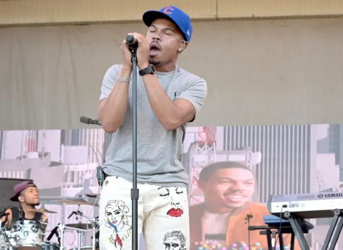 CHANCE THE RAPPER performs at 2019 Taste of Chicago at Petrillo Music Shell in Grant Park Chicago^ IL / USA - July 12^ 2019