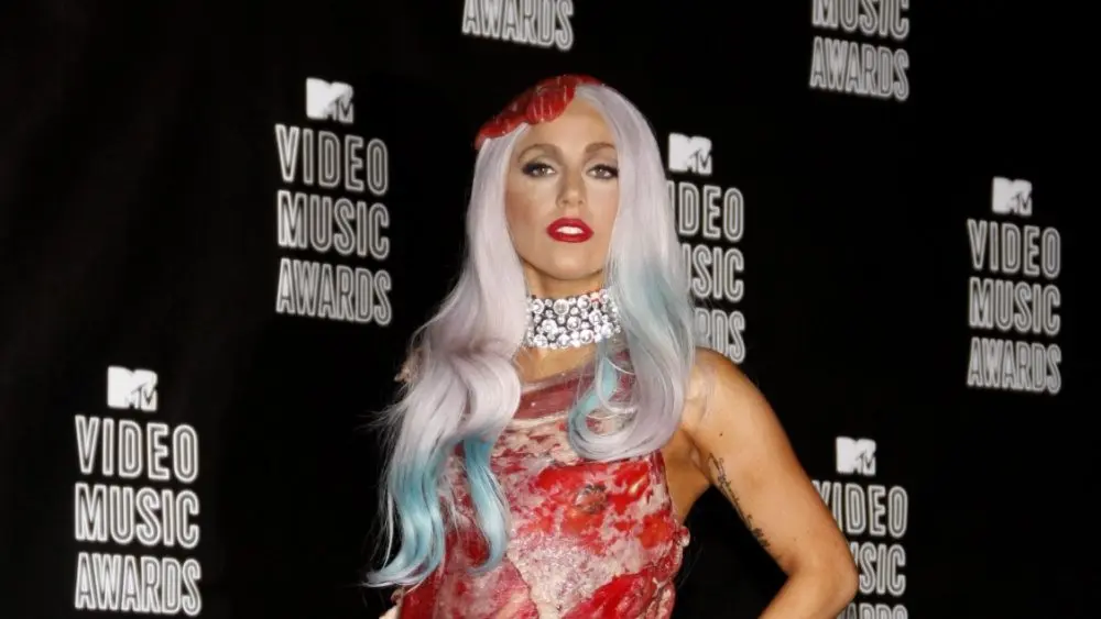 Lady Gaga at the 2010 MTV Video Music Awards held at the Nokia Theatre L.A. Live in Los Angeles^ USA on September 12^ 2010.