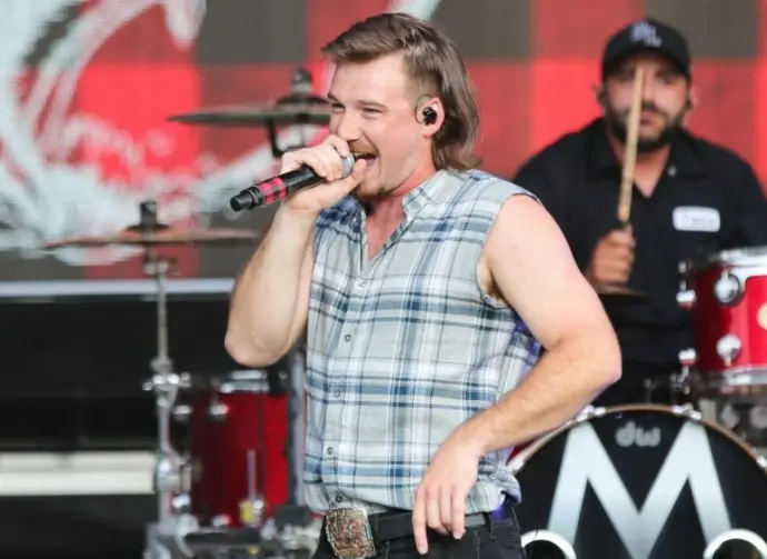 Morgan Wallen performs in concert during the "Can't Say I Ain't Country" Tour on July 20^ 2019 at Northwell Health at Jones Beach Theater in Wantagh^ New York.