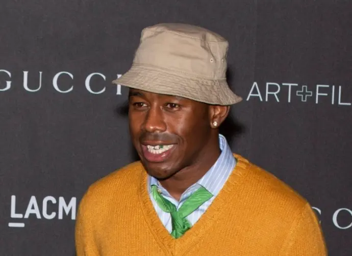 Tyler^ The Creator arrives at the 2019 LACMA Art + Film Gala Presented By Gucci Los Angeles^ California - November 02^ 2019