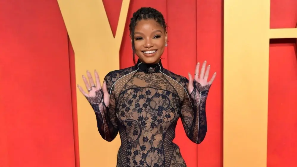 Halle Bailey at the 30th Vanity Fair Oscar Party. LOS ANGELES^ USA. March 10^ 2024